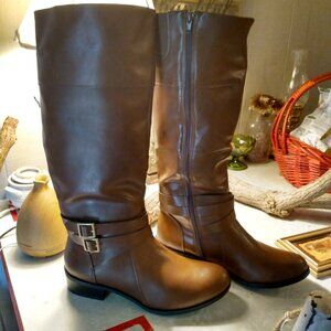 Arizona Jean Co. Women's Denmark Brown Boots Riding Knee High US Size NWOT